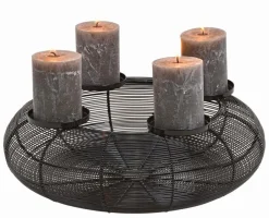 Adventskranz Korb