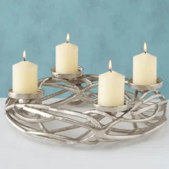 Adventskranz Ringval Ø 40 cm