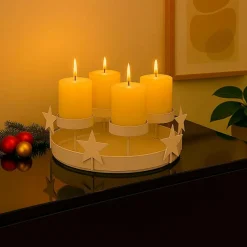 Adventskranz Stern