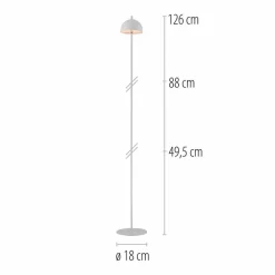 Akku-Stehlampe Bellis