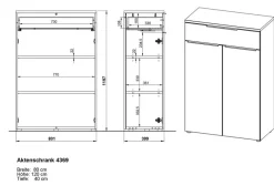 Aktenschrank Mailand