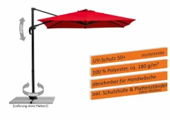 Ampelschirm Rhodos Junior 230 x 230 cm