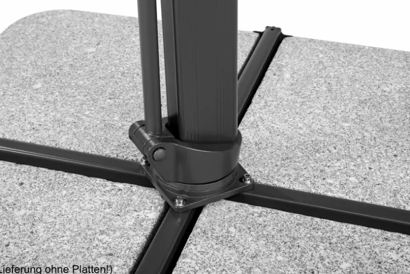Ampelschirm Rhodos Smart 300 x 300 cm