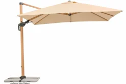 Ampelschirm Rhodos Twist Woody 300x300cm