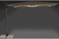 Ampelschirm Varioflex LED 300 x 300 cm