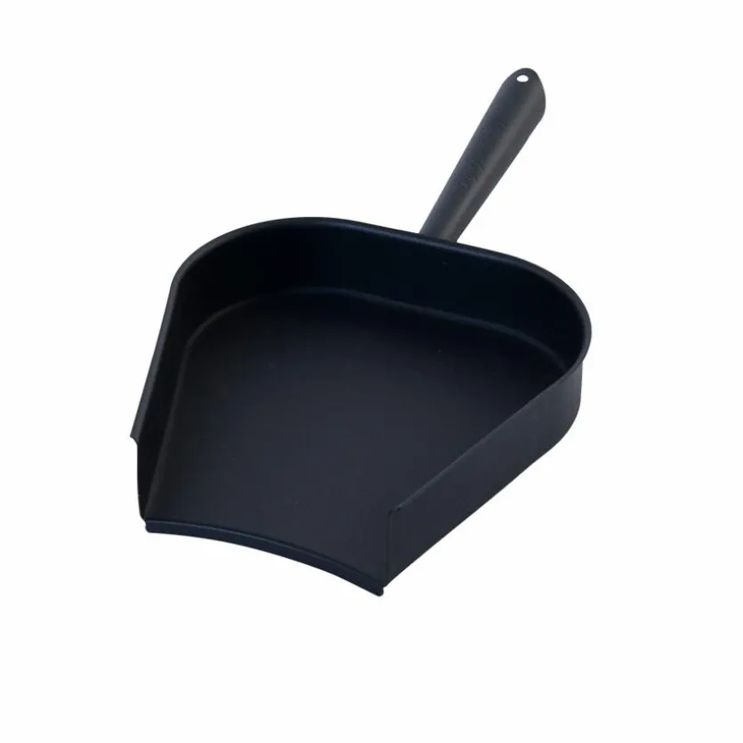 Ascheschaufel Stahl, schwarz
