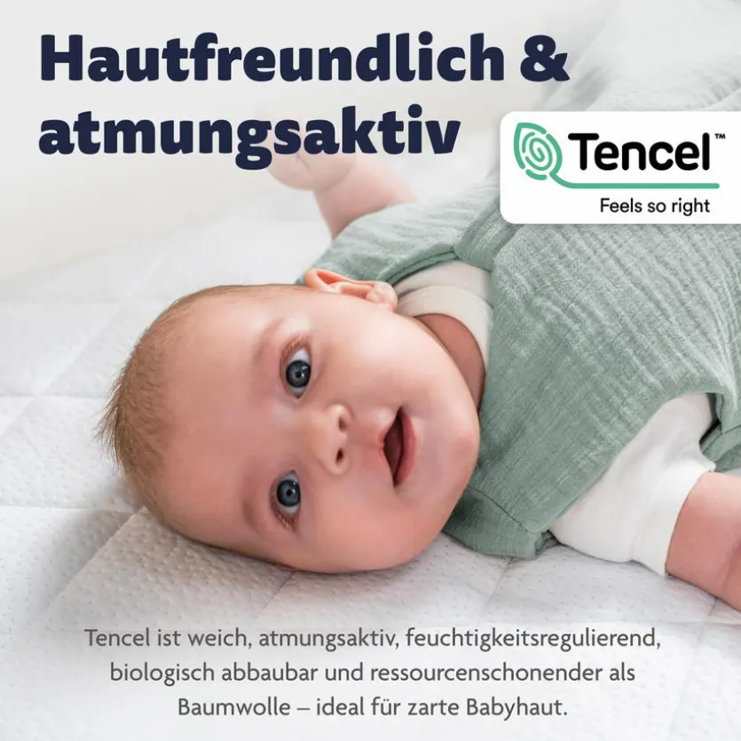 Baby-Kaltschaummatratze Ergo Blue