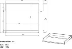 Babyzimmer-Set Alkmaar 4tlg.