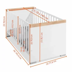 Babyzimmer-Set Kira 4tlg.