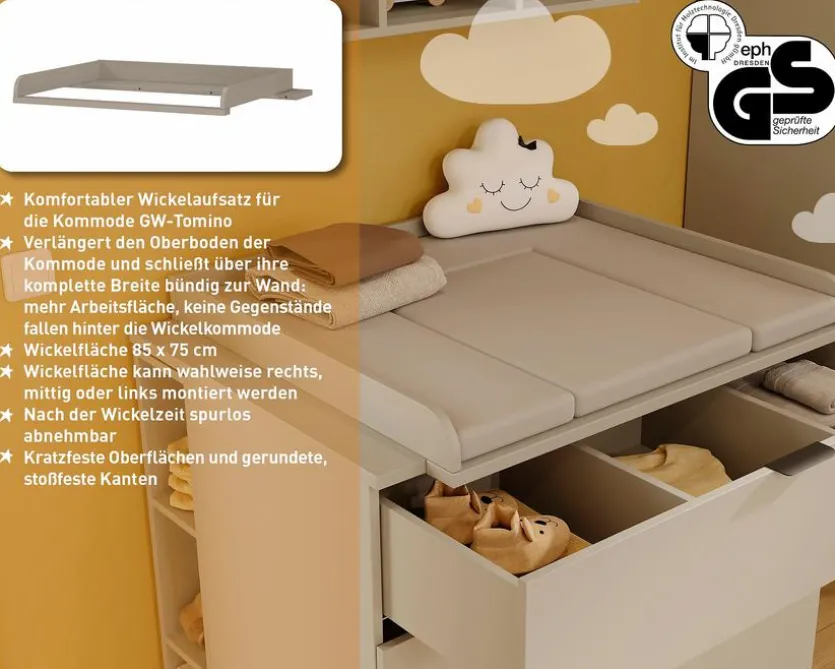 Babyzimmer-Set Tomino 4tlg.