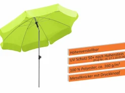 Balkonschirm Locarno Ø 200 cm