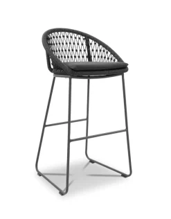 Barhocker Kuta, Alu/Kordelflechtung