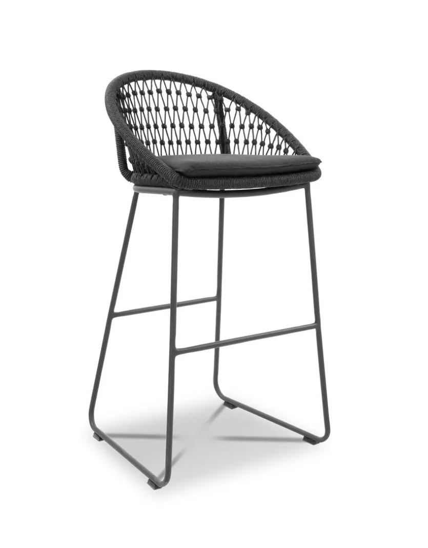 Barhocker Kuta, Alu/Kordelflechtung