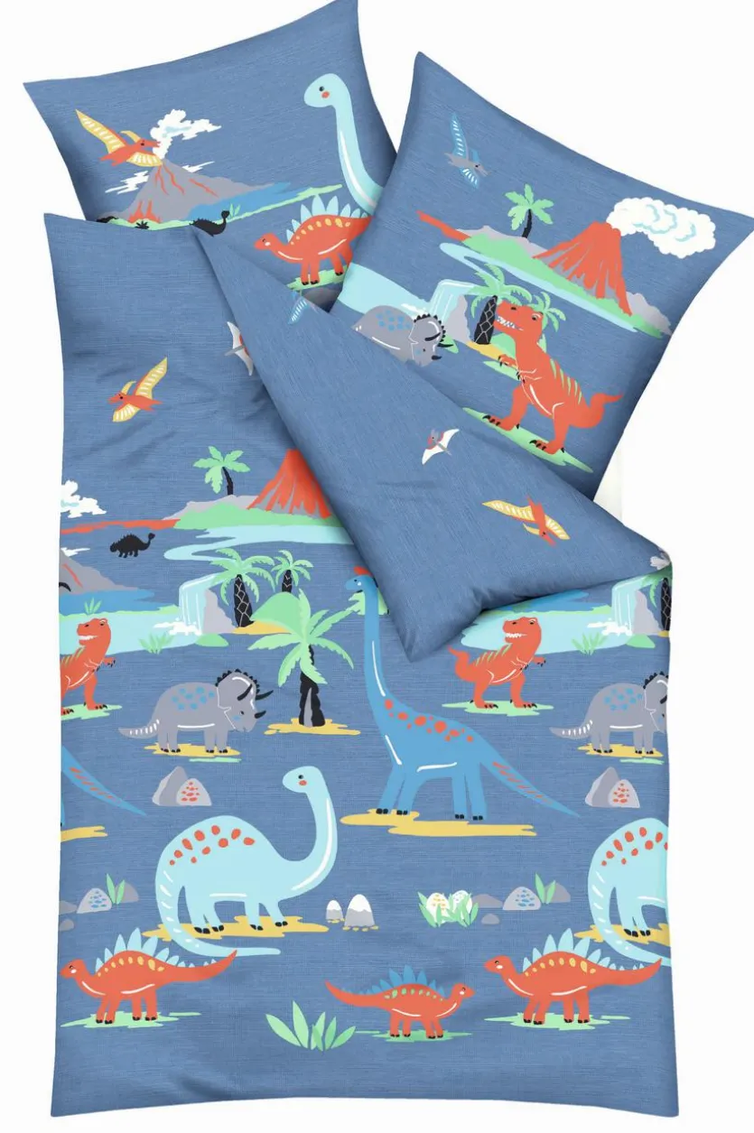 Bettwäsche Dinosaurus 135 x 200 cm