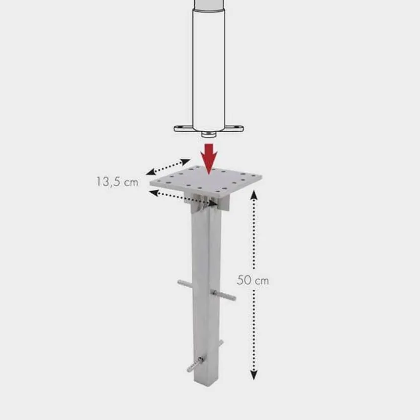 Bodenanker für Doppler Ampelschirme