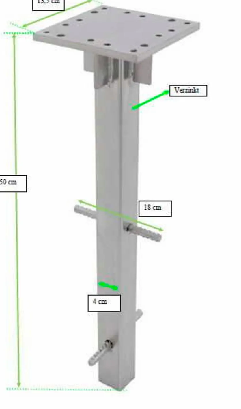 Bodenanker für Doppler Ampelschirme