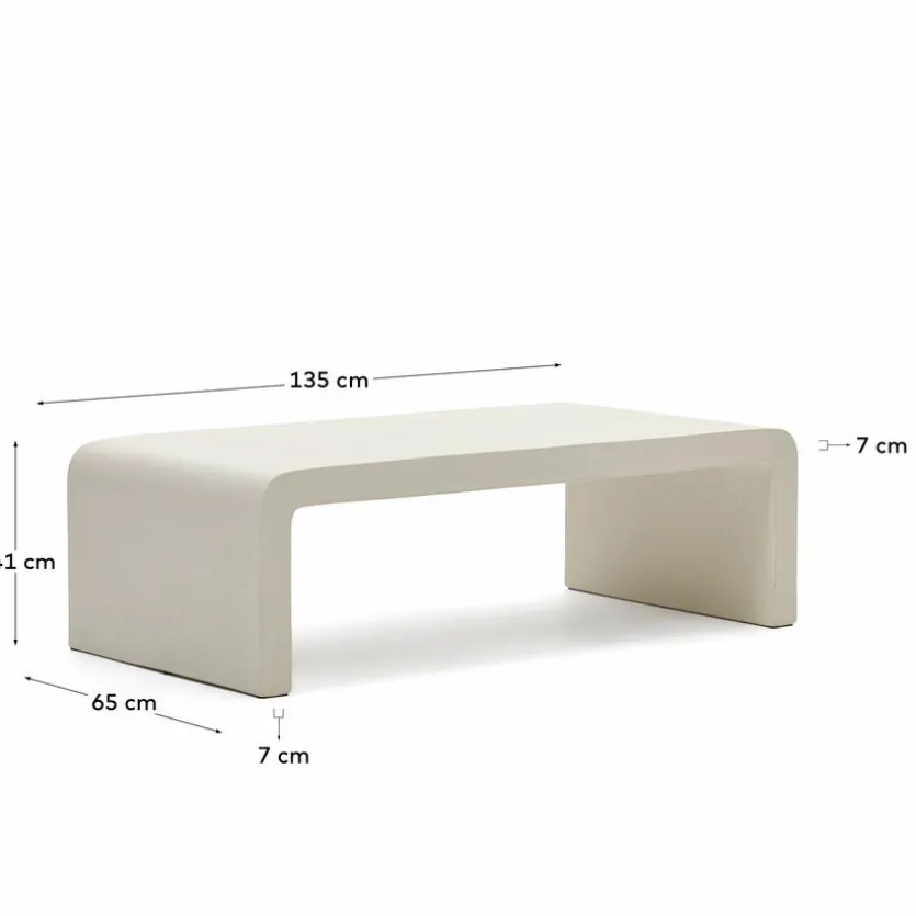 Couchtisch Aiguablava 65 x 135 cm