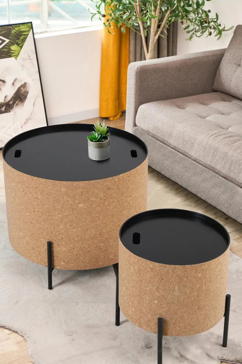 Couchtisch 2er Set Cork