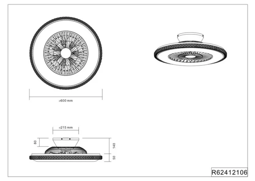 Deckenventilator Harstadt