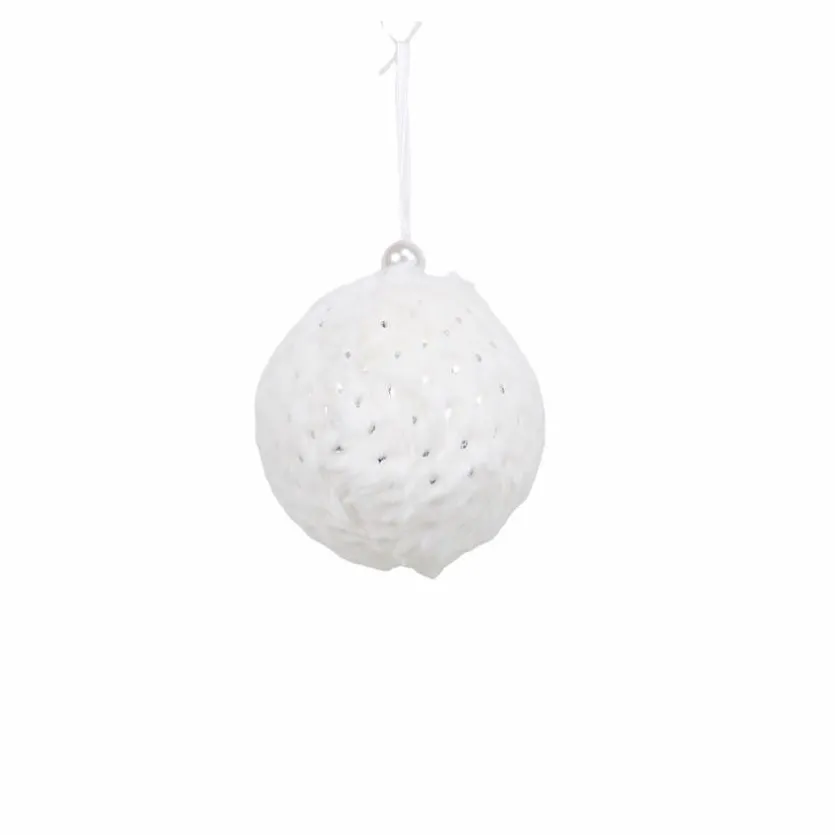 Deko-Hänger Stoffkugel 7 cm