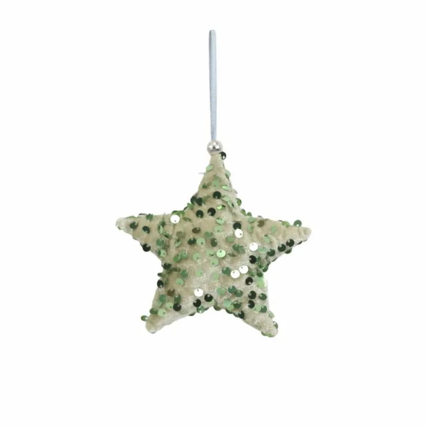 Deko-Hänger Stoffstern 11 cm
