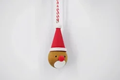 Deko-Hänger Weihnachtsmannkopf 6,3 cm