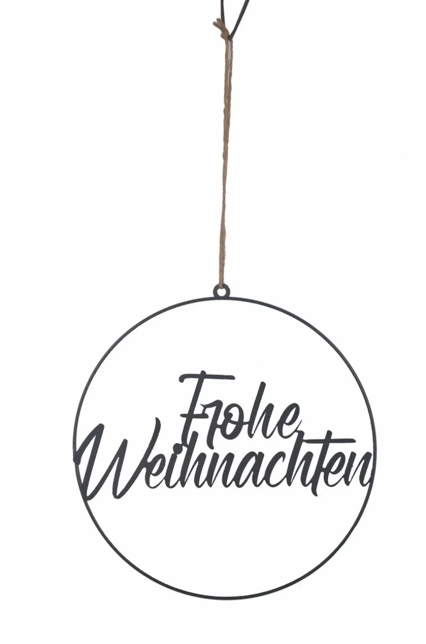 Deko-Hänger Frohe Weihnachten Ø 24,8 cm