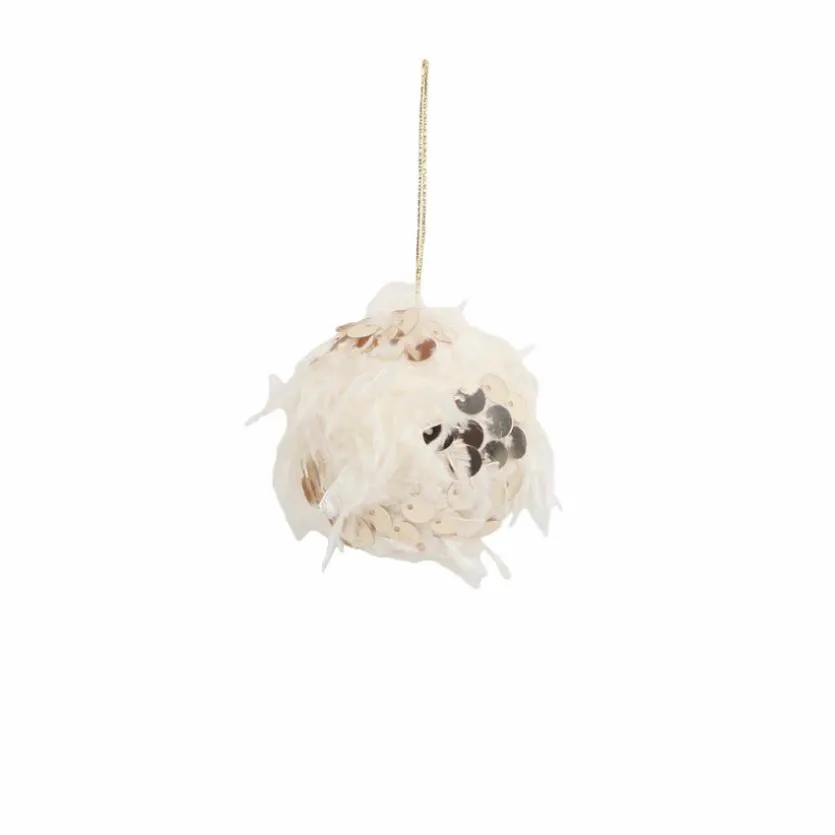 Deko-Hänger Stoffkugel 7 cm