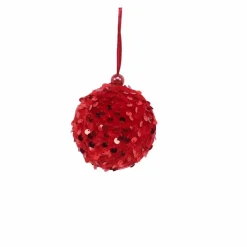 Deko-Hänger Stoffkugel 7 cm