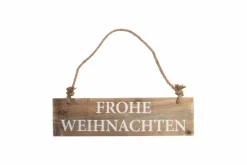 Deko-Objekt Schild - Frohe Weihnachten