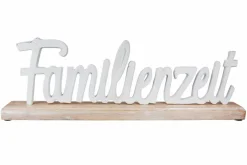 Deko-Objekt Schriftzug - Familienzeit