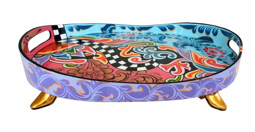 Deko-Tablett Oval