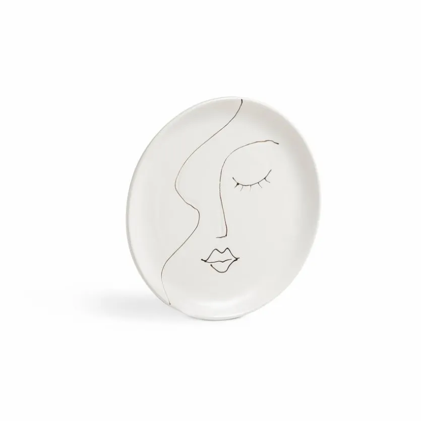 Deko-Teller Gesicht Ø 25 cm