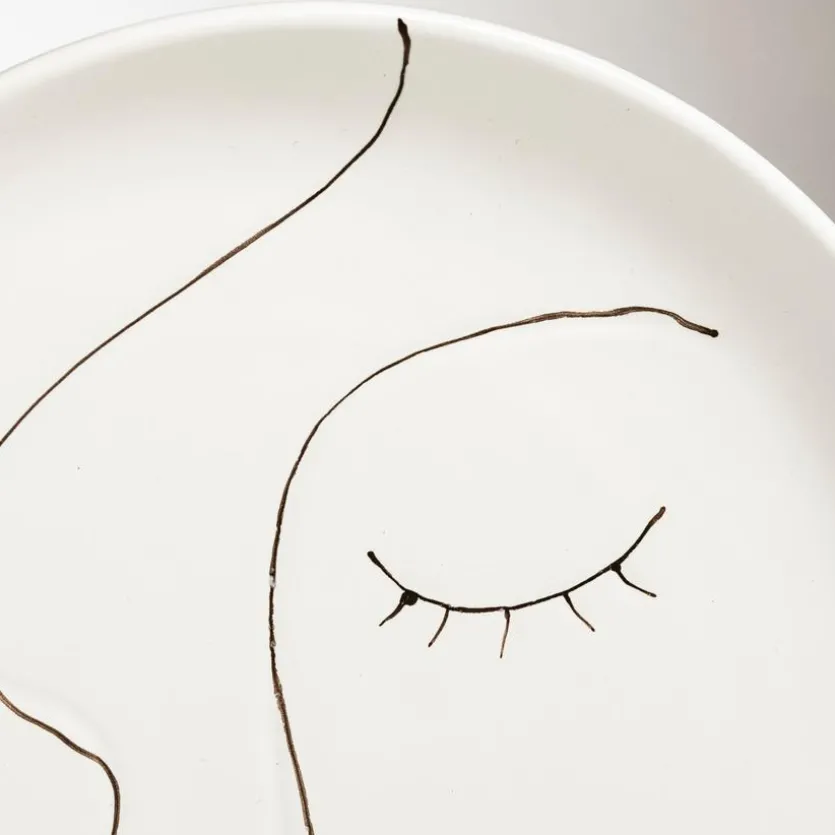 Deko-Teller Gesicht Ø 25 cm
