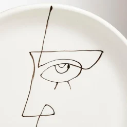 Deko-Teller Gesicht Ø 21 cm