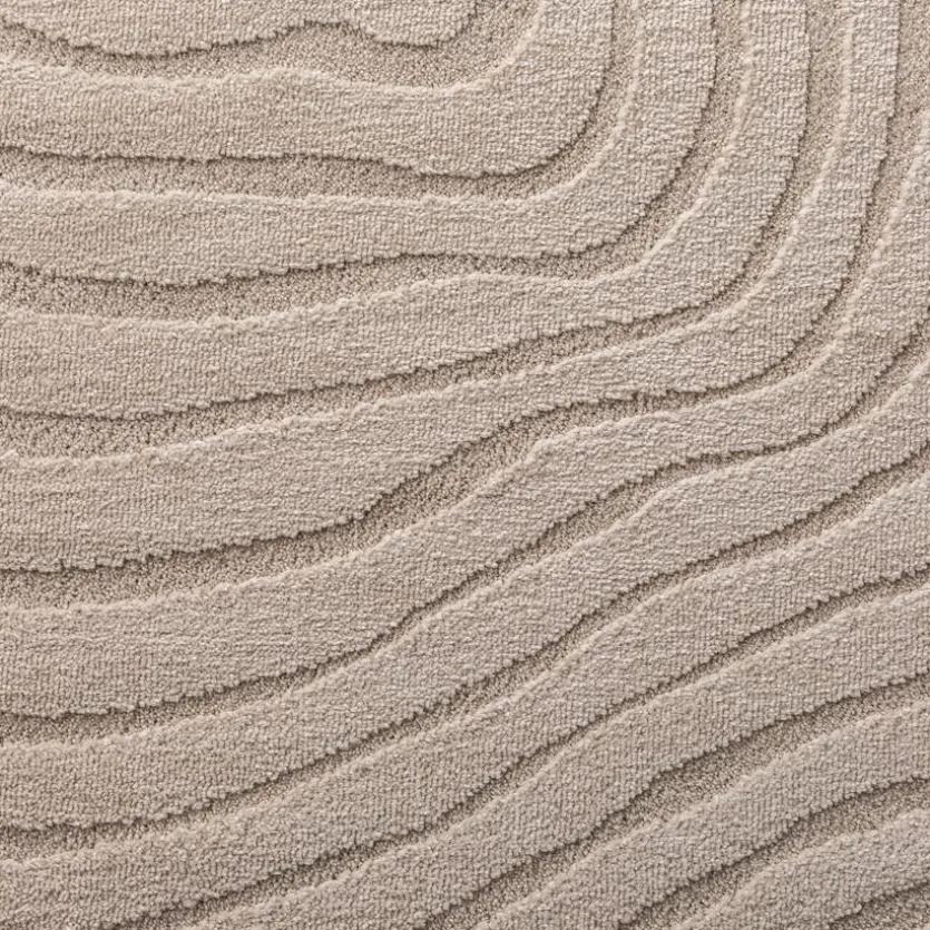Design-Teppich Rippel Shape Ø 160 cm