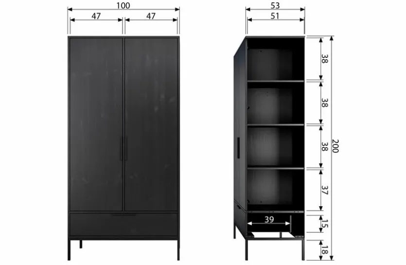 Dielenschrank Adam