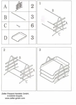 Dokumentenablage Mesh 35,5 x 29,5 cm