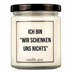 Duftkerze Wir schenken uns nichts