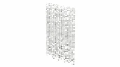 Duschvorhang Mosaik 180 x 200 cm