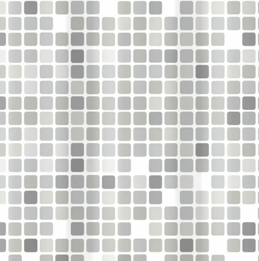 Duschvorhang Mosaik 180 x 200 cm