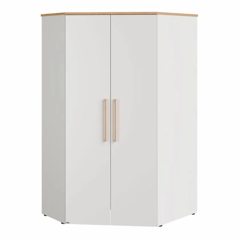 Eck-Kleiderschrank Oscar 102 x 206 cm