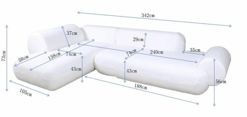 Ecksofa Soft Edge 70860