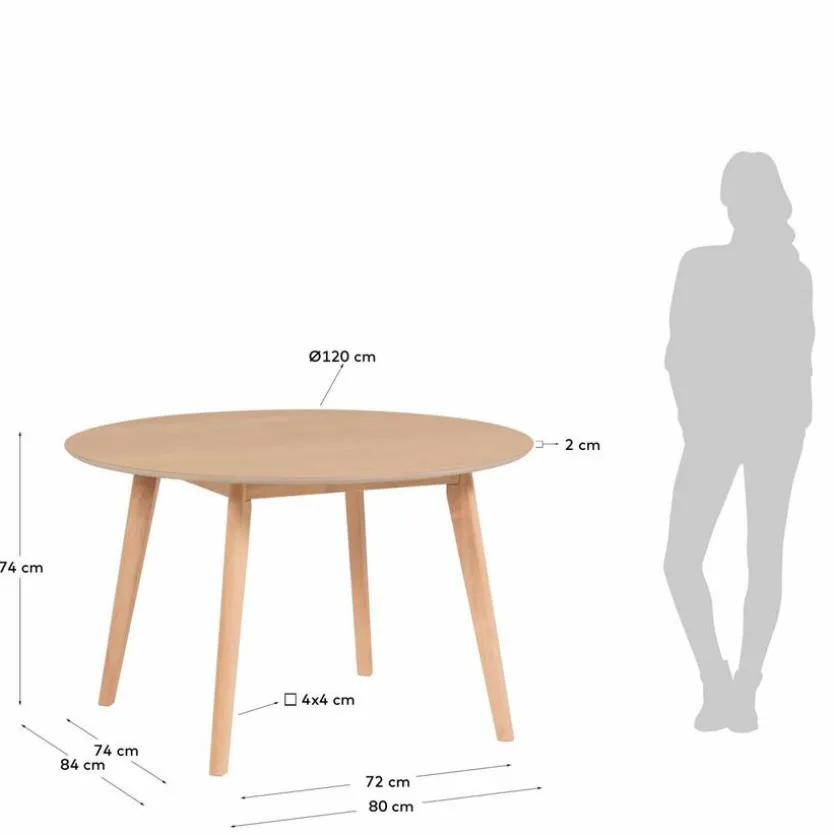 Esstisch Batilde Ø 120 cm