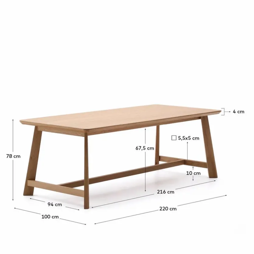Esstisch Idun 220 x 100 cm