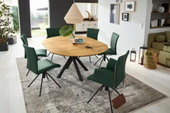 Esstisch mit Auszug Helmond Ø 120/170 cm