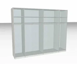Falt-/Drehtürenschrank Ohio 300 x 236 cm
