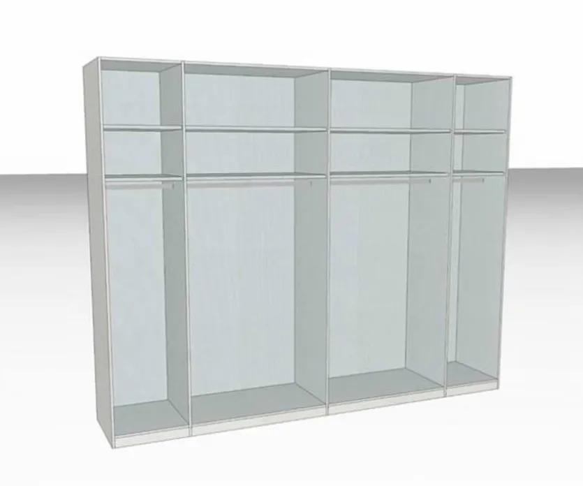Falt-/Drehtürenschrank Ohio 300 x 236 cm