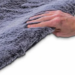 Fellteppich Imitat Melange Ø 80 cm