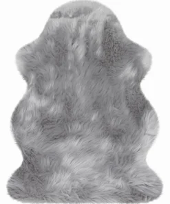 Fellteppich Lammfell 100 × 68 cm